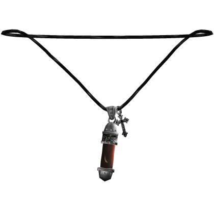 1.0 Horror Vkei Blood Vial Emo Necklace Roblox item