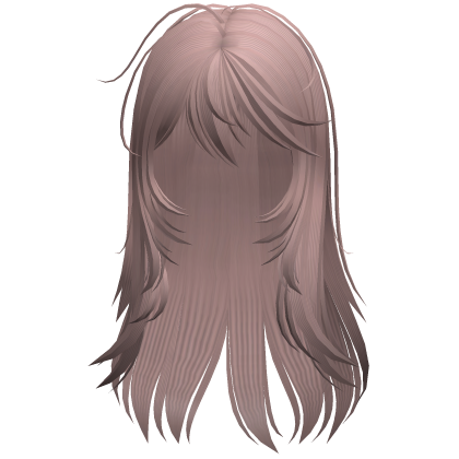 Wispy Rainy Day Messy Emo Hair Dusty Rose Roblox item