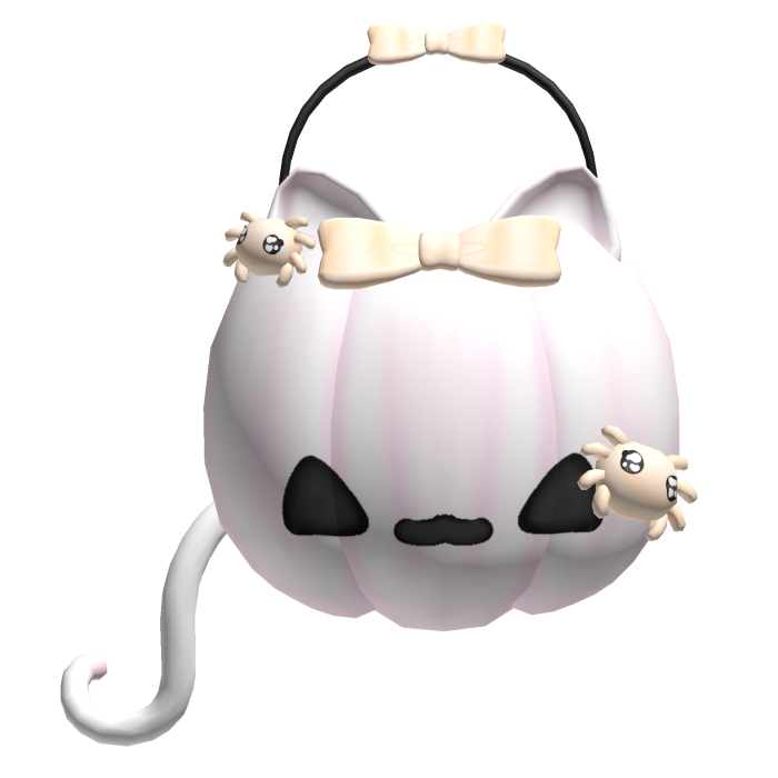 ♡・Cutesy halloween kitty pink spooky pumpkin