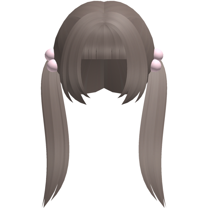ash black alt moe straight bobble pigtails