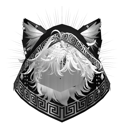 Egyptian Mullet w/ Divine Silver Black Hood