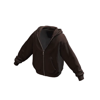 Brown Y2K Zip Hoodie | Roblox Item - Rolimon's
