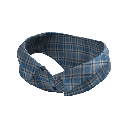 Mini Knit Shorts (Blue Plaid)