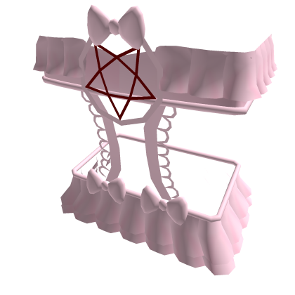 Gothic Pentagram Corset Pink ♡