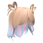 Cotton Candy Heart Short Hair