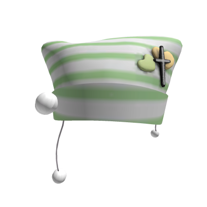 Roblox Item Beanie with Pom Poms (Green)