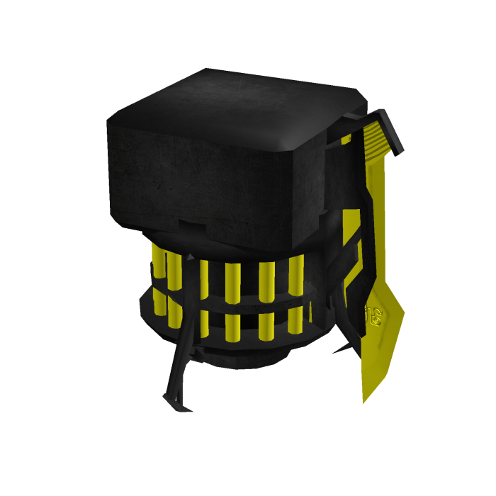 Yellow Left Holdable G Astro Laser Gauntlet v1