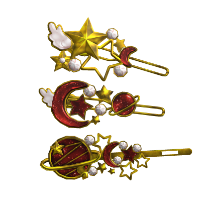 Celestial Hair Clips