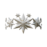 Silver Luminary Star Crown