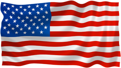 Waving american flag right Roblox decal
