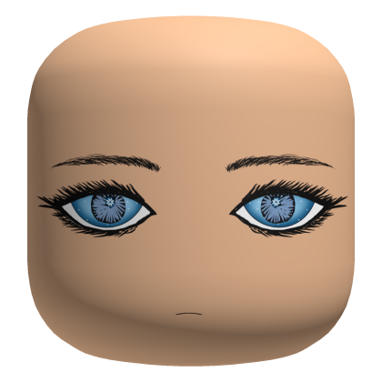 Cool Icy Anime Eyes Face