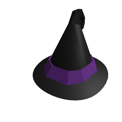 Curly witch hat - Purple Roblox item