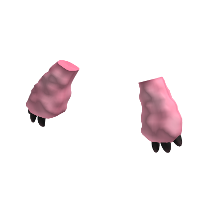 pink gothic emo gloomy bear monster claws