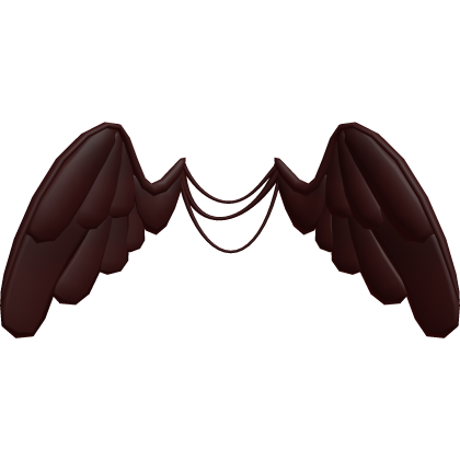 Cute Angel Ribbon Wings in Red Roblox item