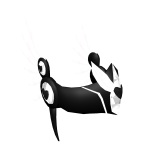 Black & White Glowing Helm of Love V2