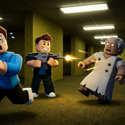 🚨 Escape Granny in the Backrooms! 🎁[Loot Crates]