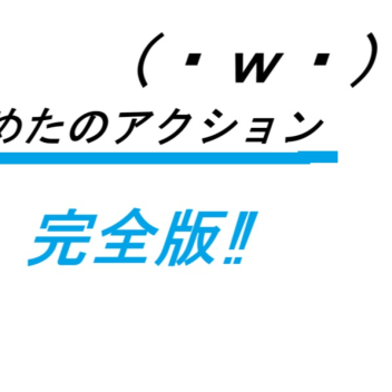 めたのアクション完全版