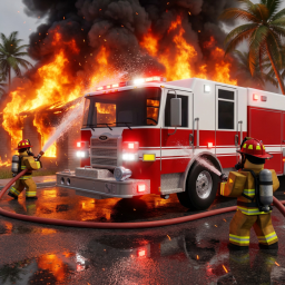 Fire Rescue Simulator 🔥 icon