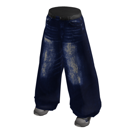 Navy Raw Jeans