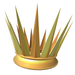 Golden Spiky Crown