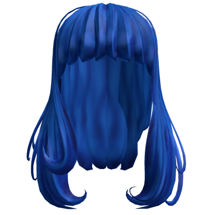 Wavy Blue Hair