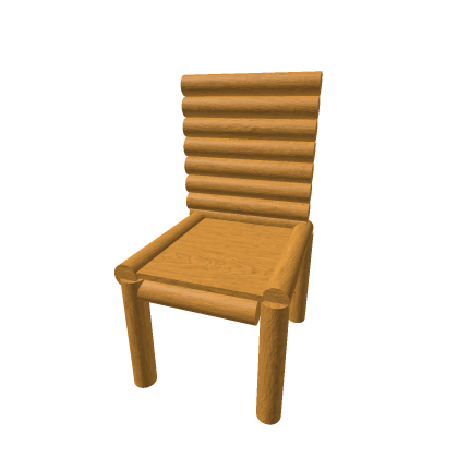 a wooden chair