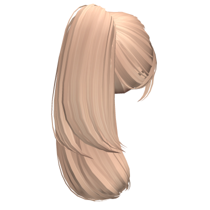 Long Glam Sleek Curled Ponytail (Blonde) thumbnail