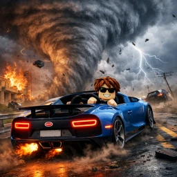 Escape tsunami for sport cars icon
