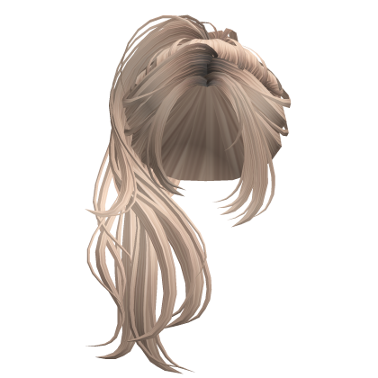 Soft Layered High Ponytail (Smoke Blonde) Roblox item