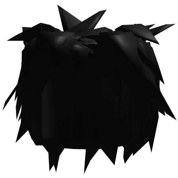 black scene hair