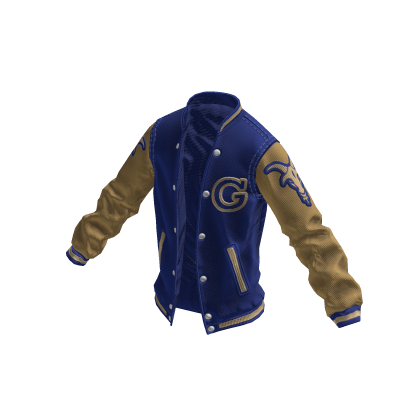 College Jacket | Blue Beige