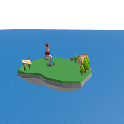 low poly map