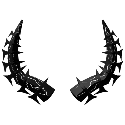 (GLOW) Pure Black Stormbreak Horns Recolor (Addon) thumbnail