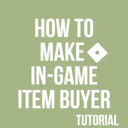 How to make In-Game Item Buyer