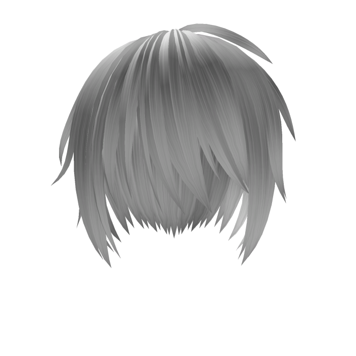 White Messy Shaggy Vkei Hair