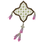 Thai Floral Blessing Hanging: Lotus of Resilience
