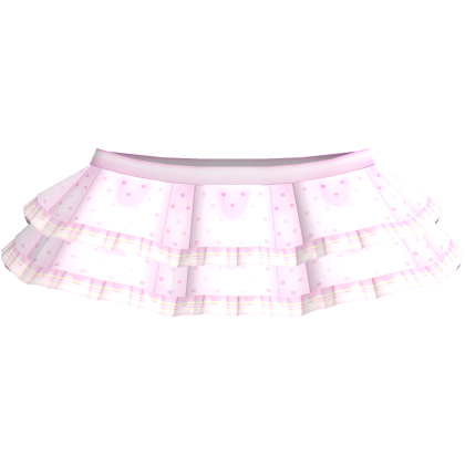 ♪ 〜 Light Pink Kawaii Mezzo Frilly Miniskirt