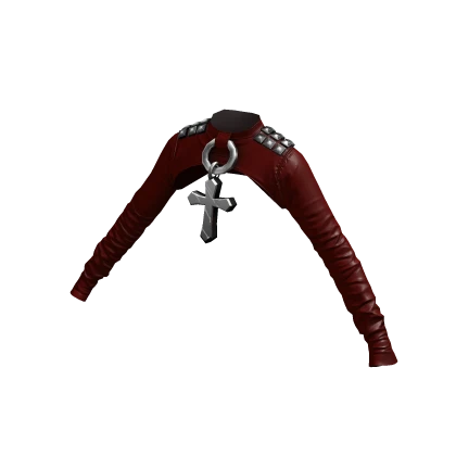 Goth Y2K Shrug Red | Roblox Item - Rolimon's