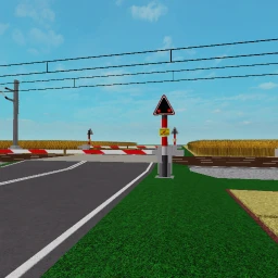 Switzerland railroad crossing icon