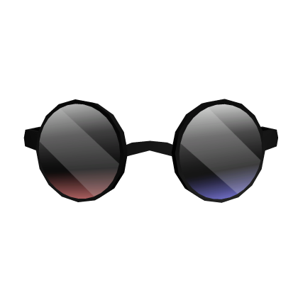 Shiny Red and Blue Steampunk Goggles