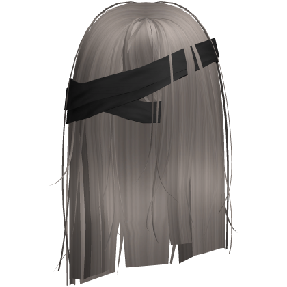 Horror Ash Brown Short Hair w Black Bandages