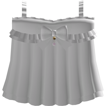 ♡ cute white adorable moe babydoll sleep dress Roblox item