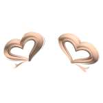 -',ৎ Blonde Valentines Heart Bun Extensions