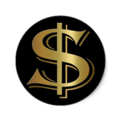 The Dollar Sign Roblox decal