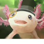 Costume party axolotl