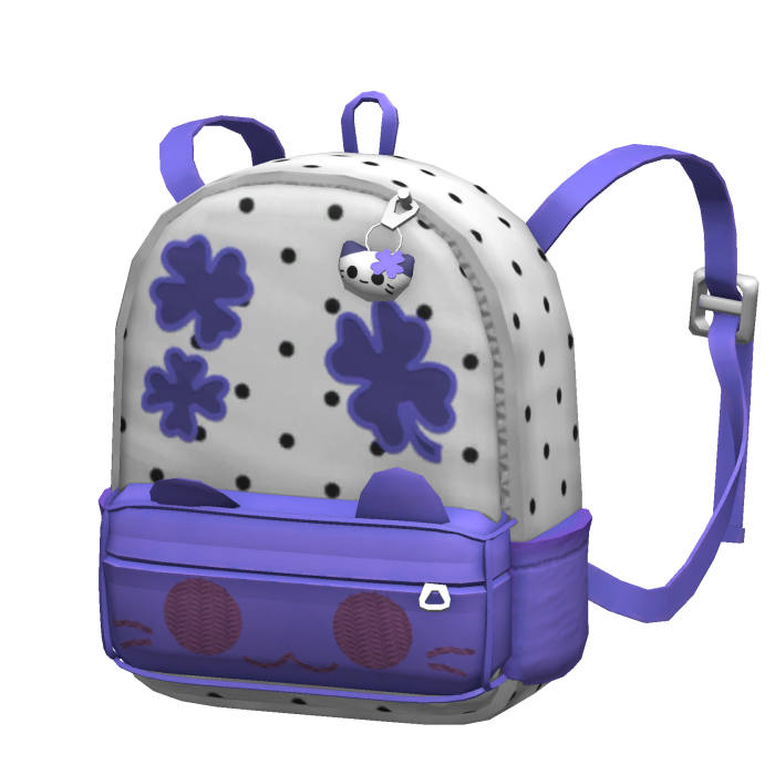 [NEW 🚨] Purple Polka Dot Cat Backpack (3.0)