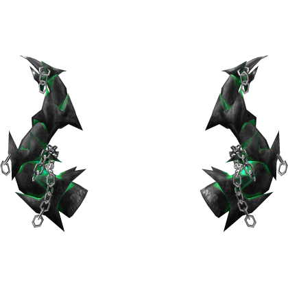 Green Chained Black Horns