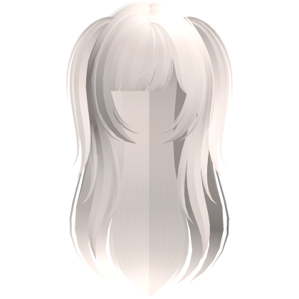  ♡‿ . messy long emo hair in blonde Roblox item