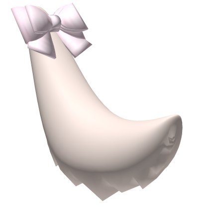 little dog tail with pink bow Roblox item