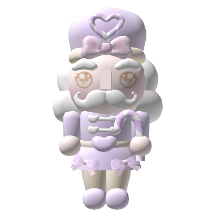 . ‿ ♡ purple pastel nutcracker christmas plush